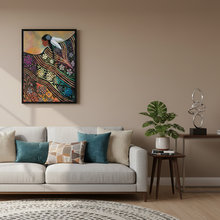 Load image into Gallery viewer, Shawl Dance Framed Canvas - Limited Edition Indigenous Art by Betty Albert