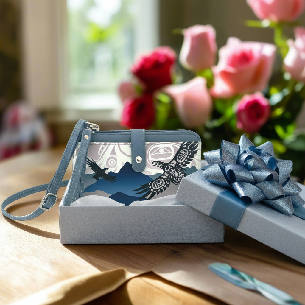 Smartphone Cross Body Bag - Soaring Eagle