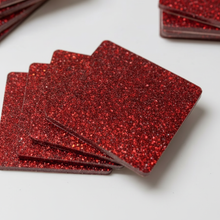 Load image into Gallery viewer, Sparkle Coasters - Detail Shot