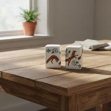 Load image into Gallery viewer, Square rustic kitchen table with morning light