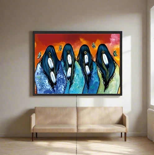 ART Framed Canvas - Tabacco Women Limited Edition