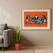Load image into Gallery viewer, Teaching poster in wood frame in living room