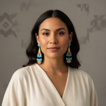 Load image into Gallery viewer, The Perfect Match Earrings - cream blouse