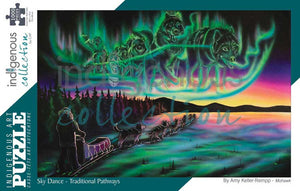 Art Puzzles Available - Sky Dance Traditional Pathways