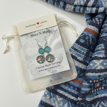 Load image into Gallery viewer, Tree of Life Earrings - Styled with Scarf 3