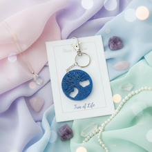 Load image into Gallery viewer, White epoxy with blue sparkles spiritual aesthetic