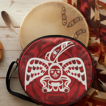 Load image into Gallery viewer, White Raven 21" Drum Bag with Moccasins