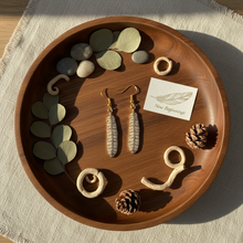 Load image into Gallery viewer, Wooden tray with warm lighting