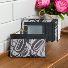 Load image into Gallery viewer, New Zippered Card Wallet - Eagle