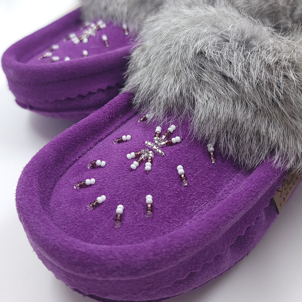 Ladies Moccasins - Laurentian Chief Moccasins Vivacious Violet