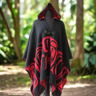 Hooded Fashion Wrap - Formline