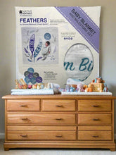 Load image into Gallery viewer, Baby Blanket &amp; Milestone Set - Feathers