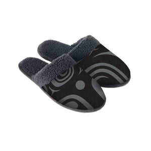 SALE Slippers - Formline (Black & Grey)